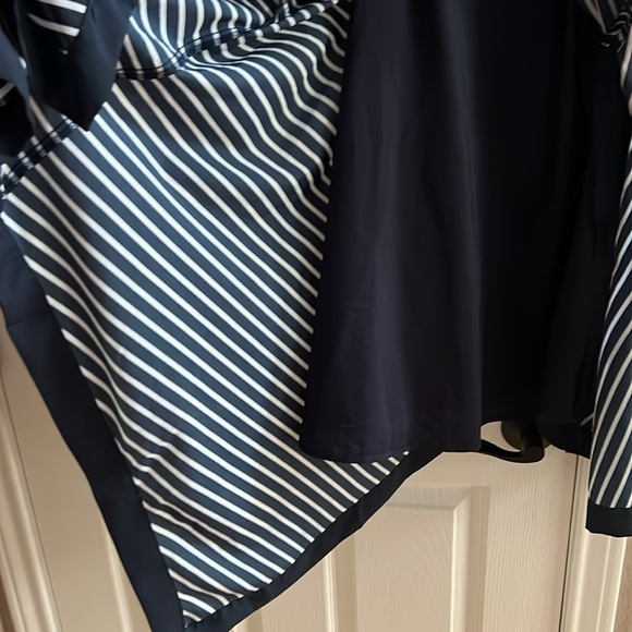 Banana Republic Hanker-chief Preppy Navy Dress, Size 4 - Picture 4 of 10